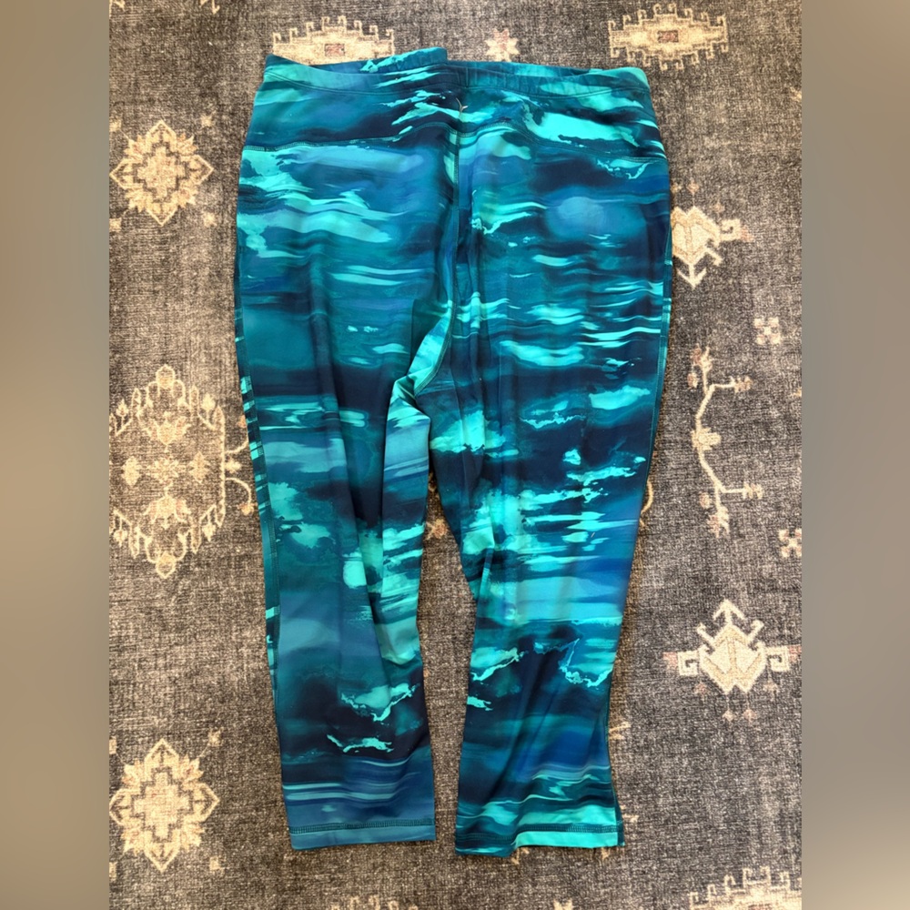 Old Navy Blue Patterned Leggings